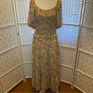 Floral Print Women's Dress by aHayden Los Angeles size 1XL